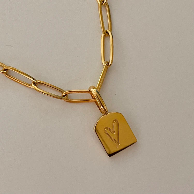 Namaste boho gold necklace