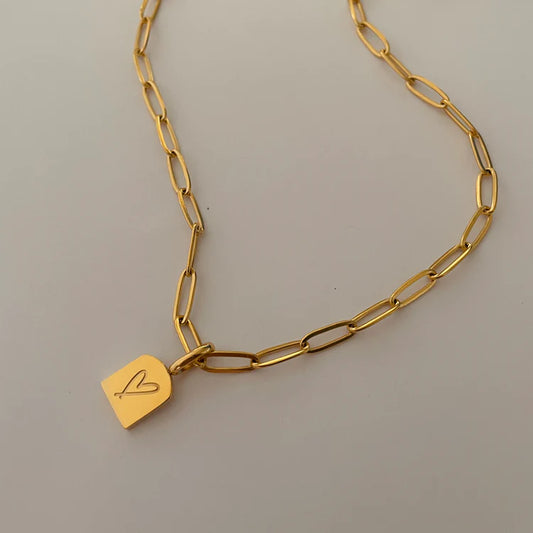 Namaste Boho Gold paperchain necklace
