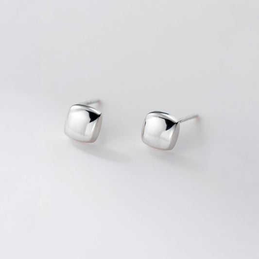 Quinn - Sterling Silver Stud Earring - Silver