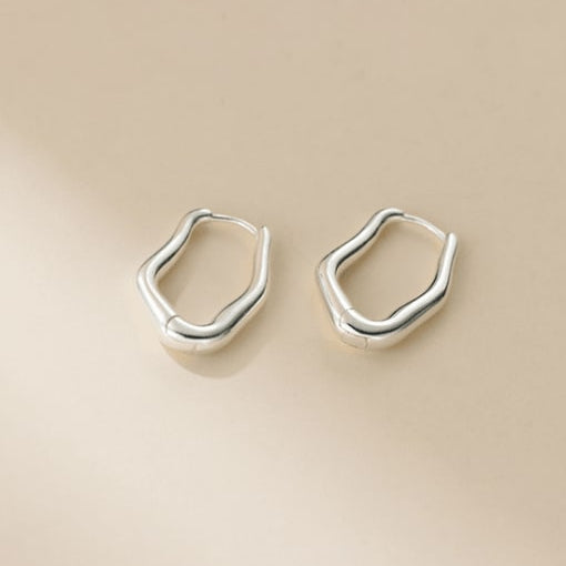 Serra - Hoop Sterling Silver   Earring