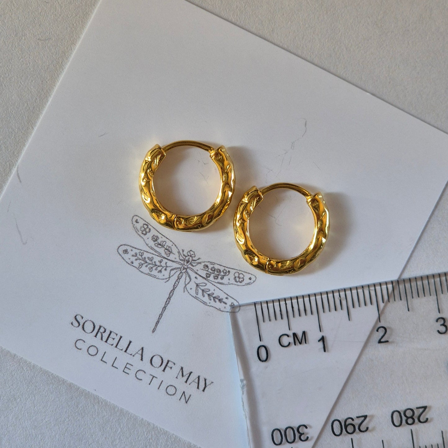 Esme - Sterling Silver Hoop Earring - Gold - Silver (Best seller)