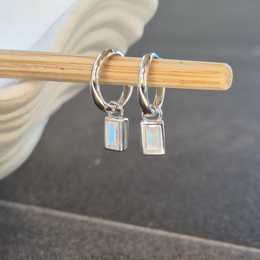 Faye - Sterling Silver Drop Earring - Gold - Silver