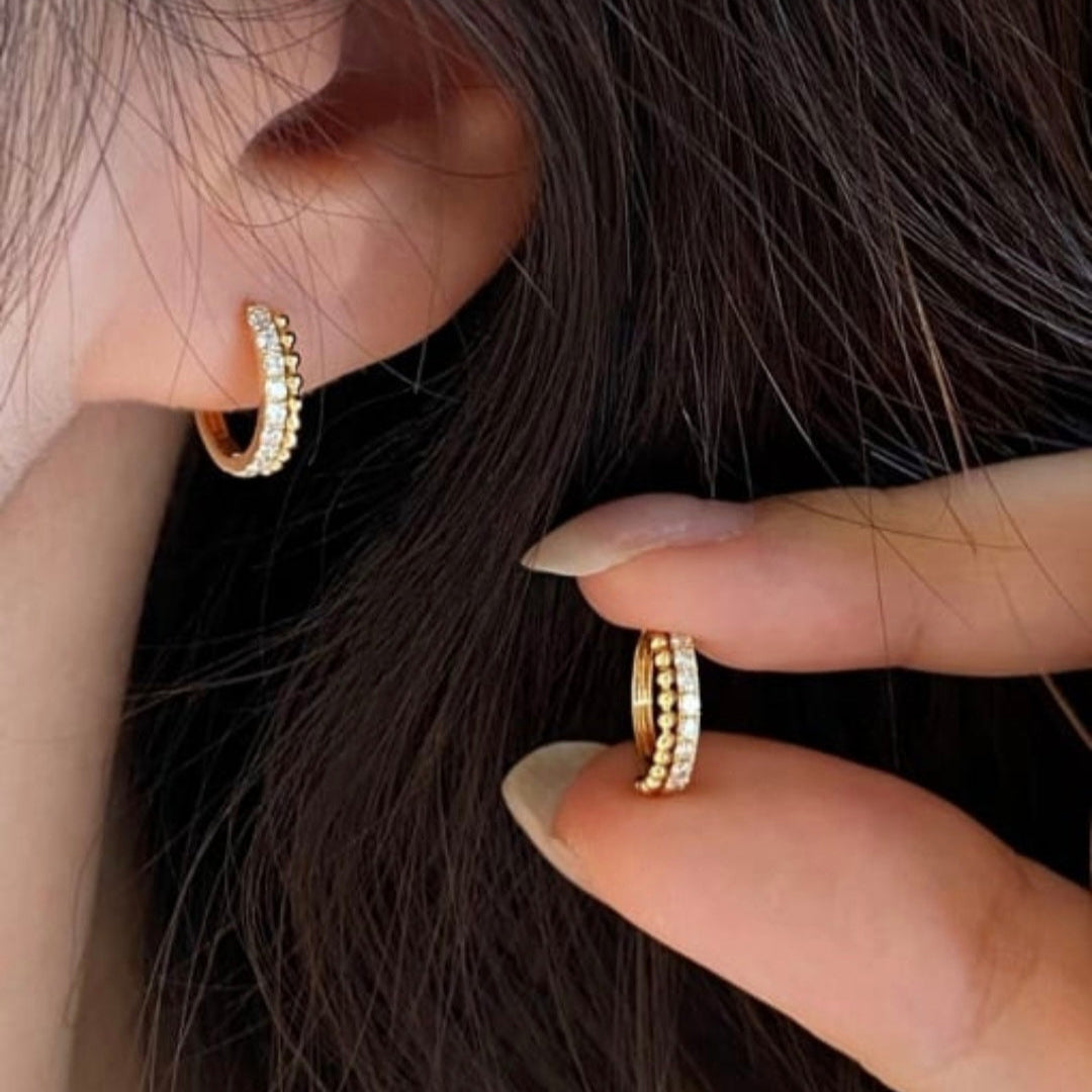 Sorella of May Hayley Earring on ear