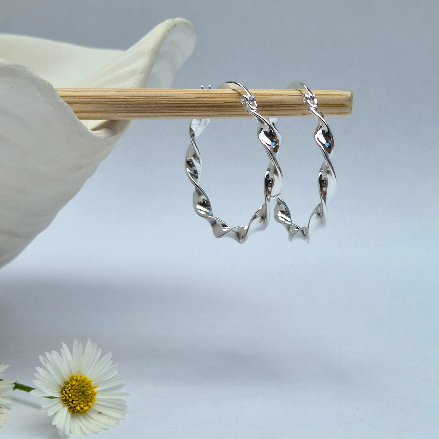 Dakota - Sterling Silver - Hoop Earring - Silver