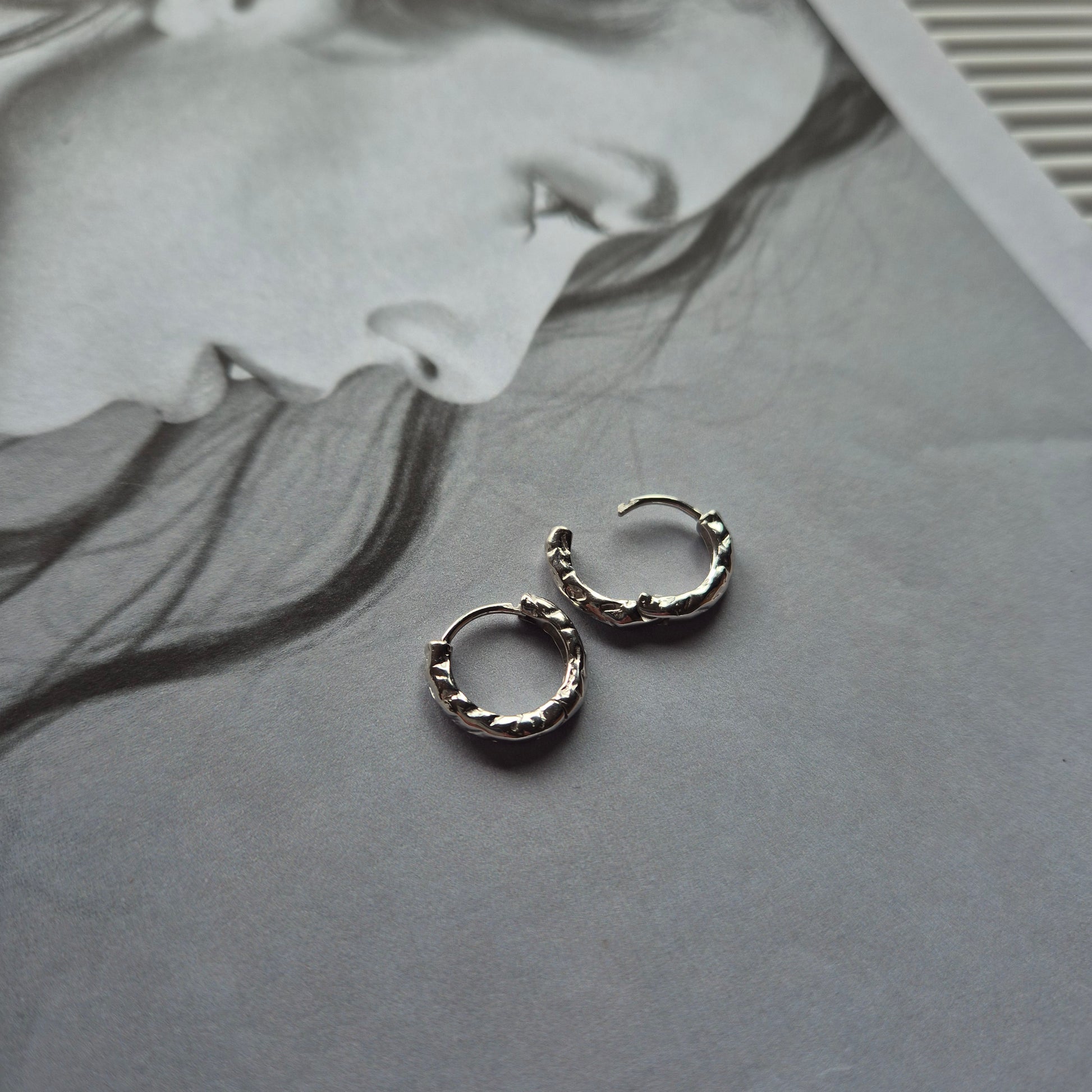 Sorella of May Esme silver earrings